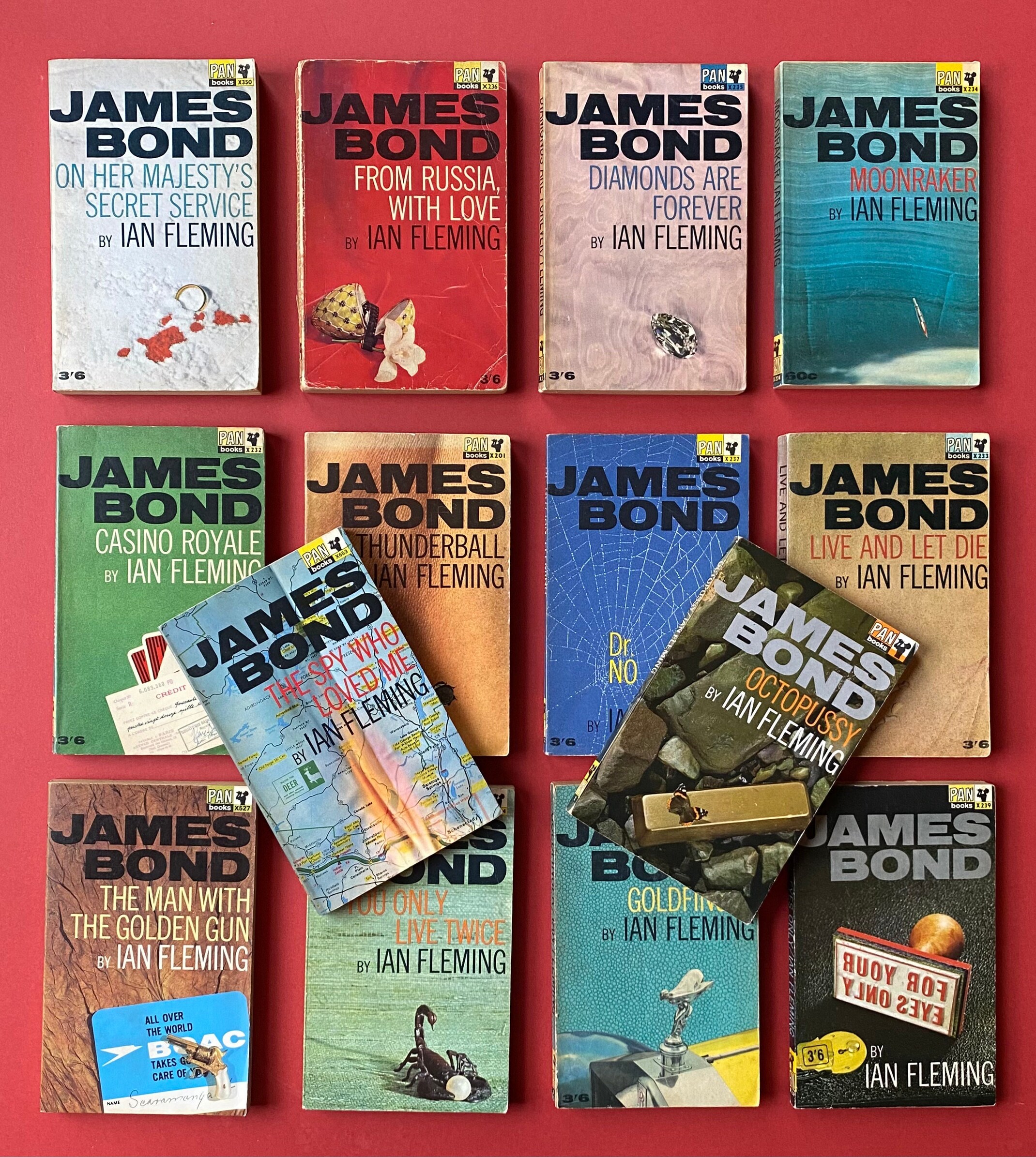 James Bond 1960s paperbacks