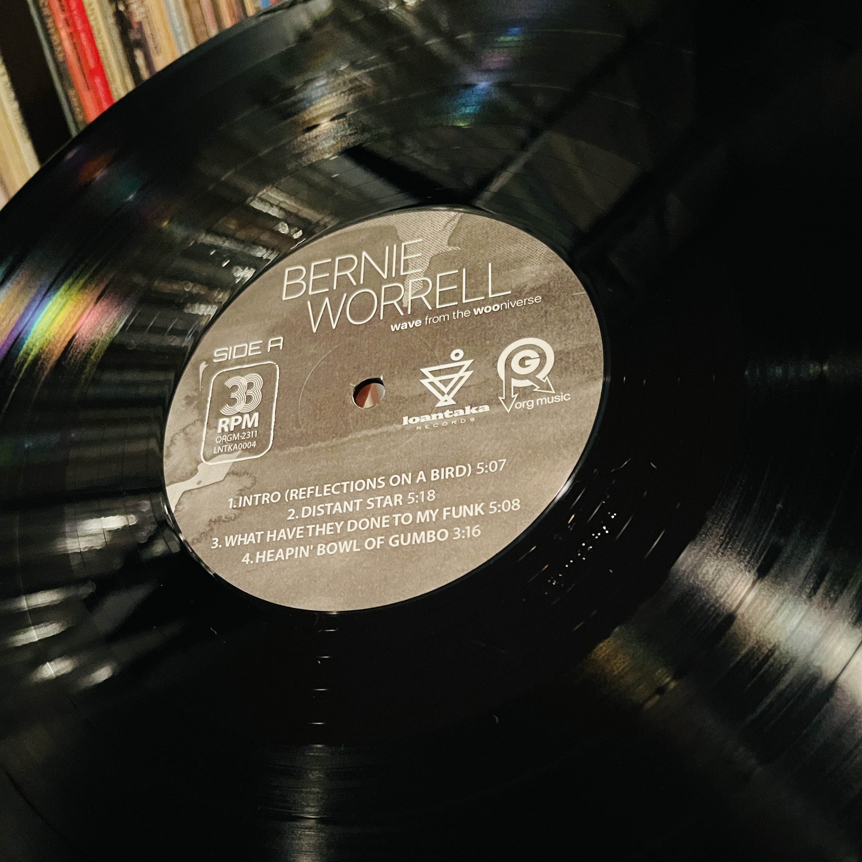 A Bernie Worrell vinyl disc